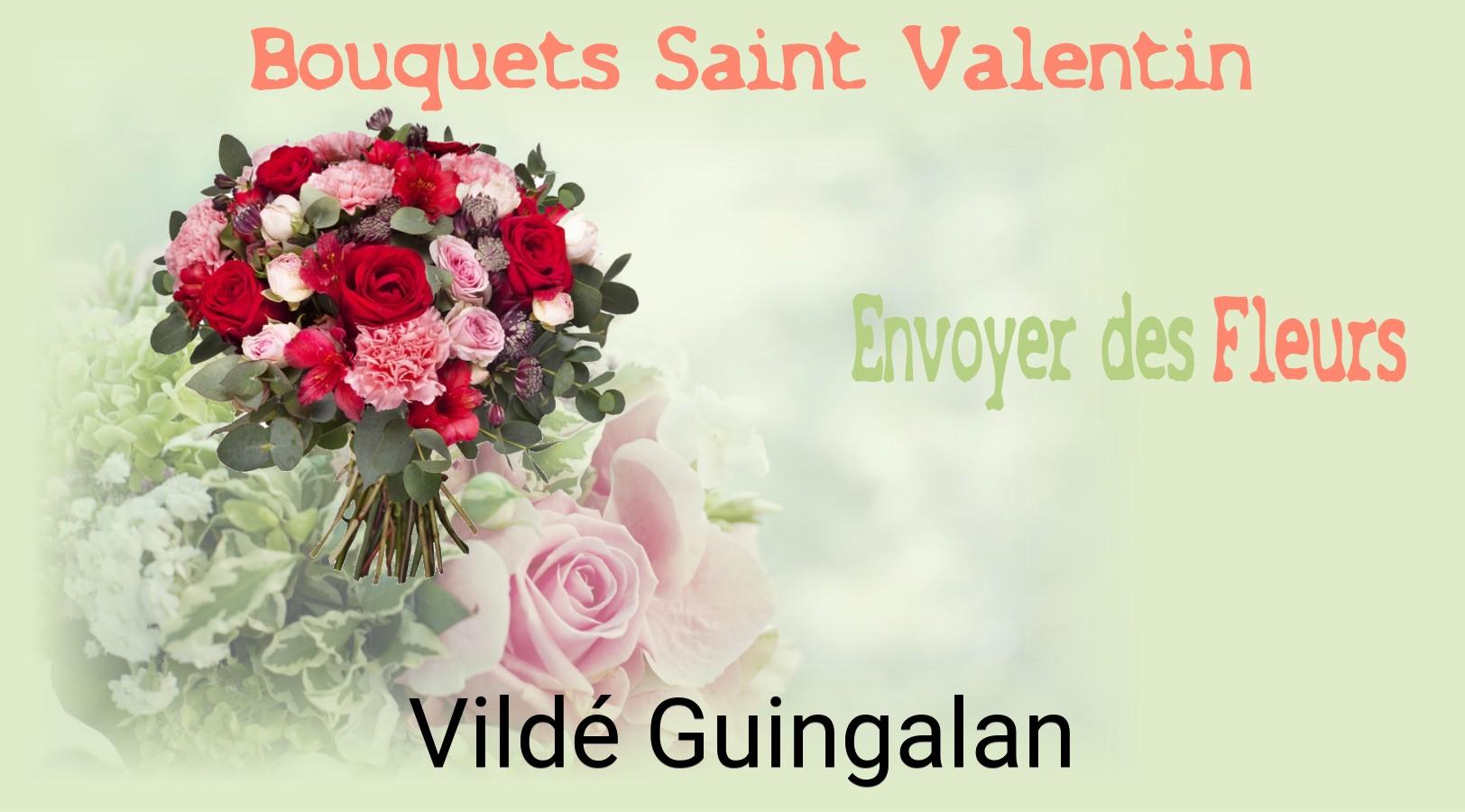 Roses de Saint-Valentin livrées à Vildé-Guingalan